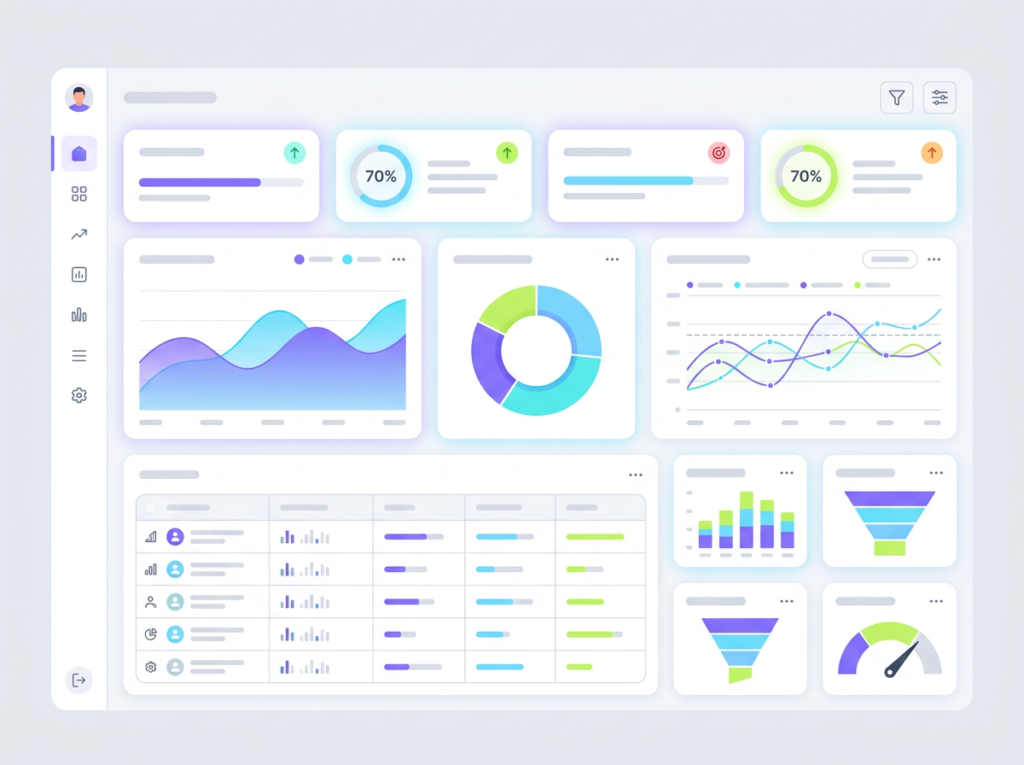 business dashboards KPI tracking