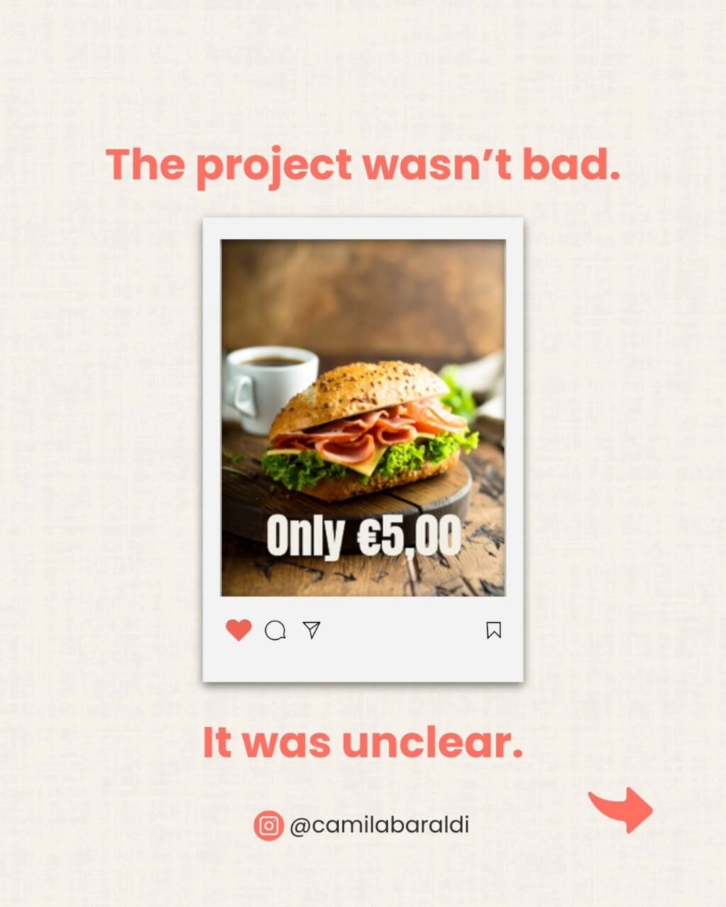 Instagram post from camilabaraldi. This post is in position 1.